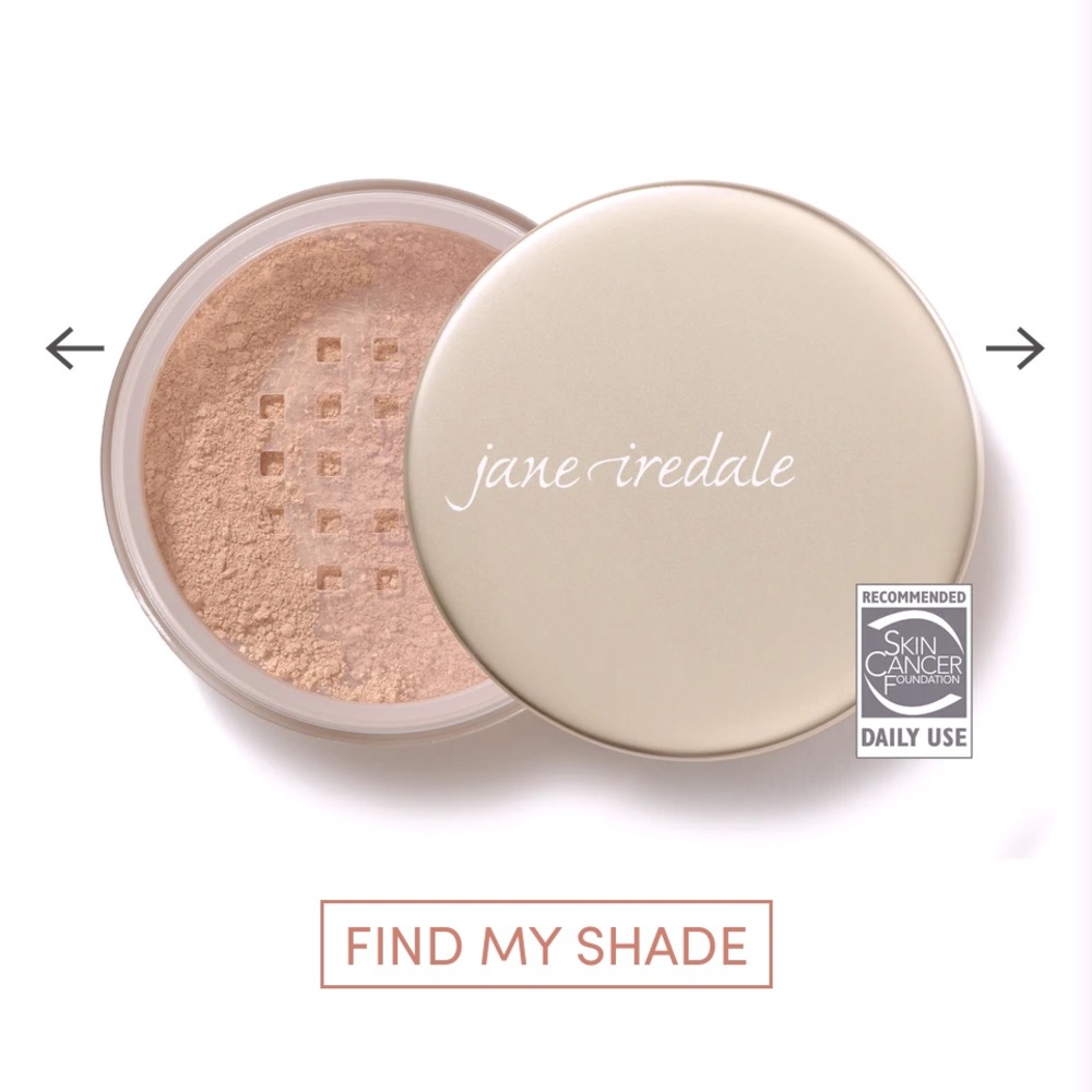 Jane Iredale Mineral Powder - shared Honey Bronzer with medium pink  (SPF 20)